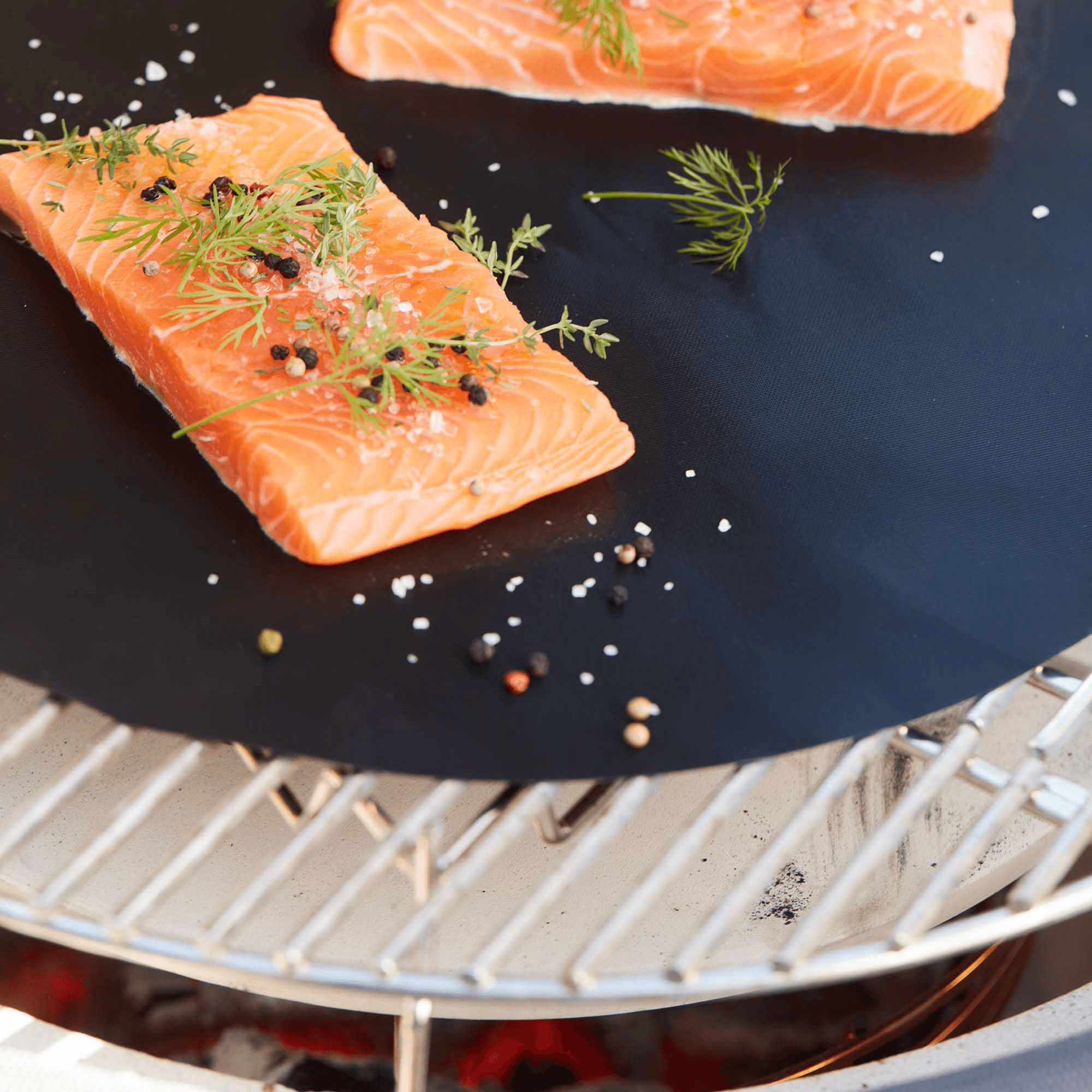 Set of 2 premium grill mats of 32 cm for the BBQ - Barbecook