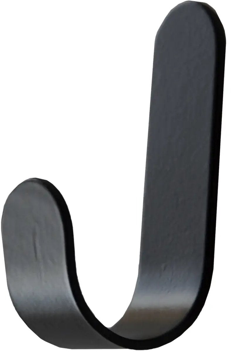 Set of 4 black self-adhesive hooks - Artex