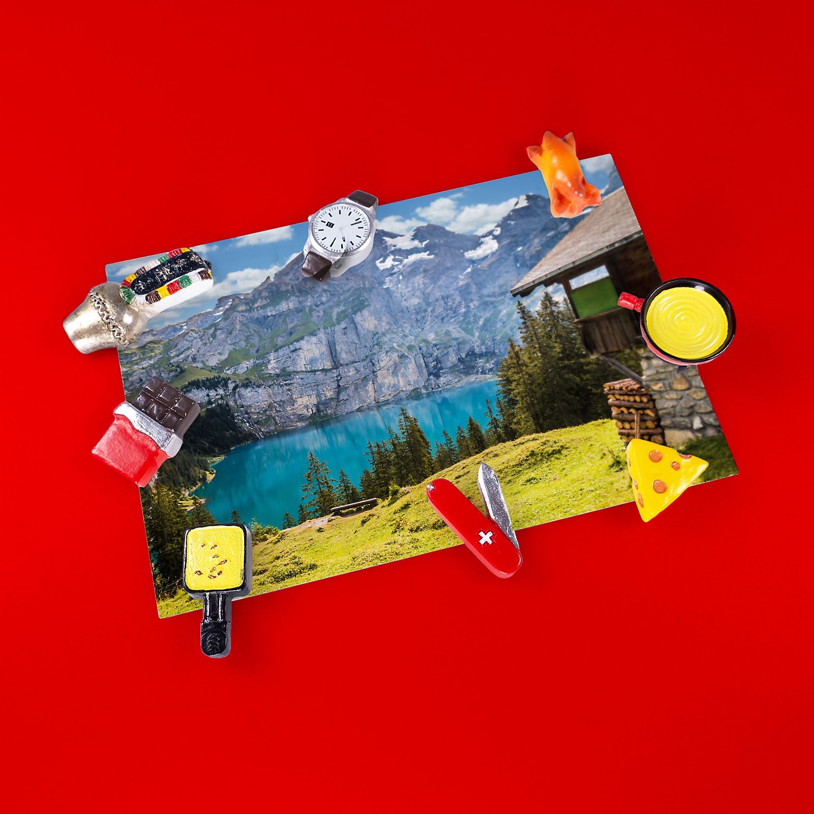 Set van 8 magneten Switzerland - Trendform