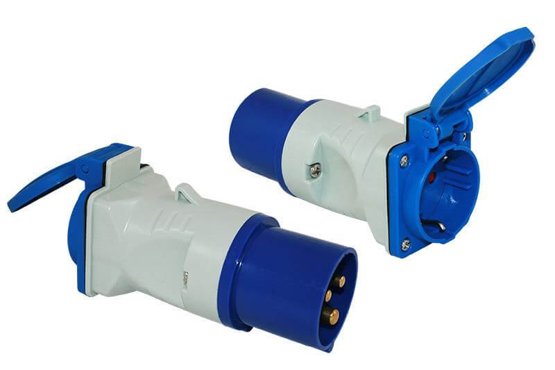 Adapter Schuko versus CEE plug - Haba