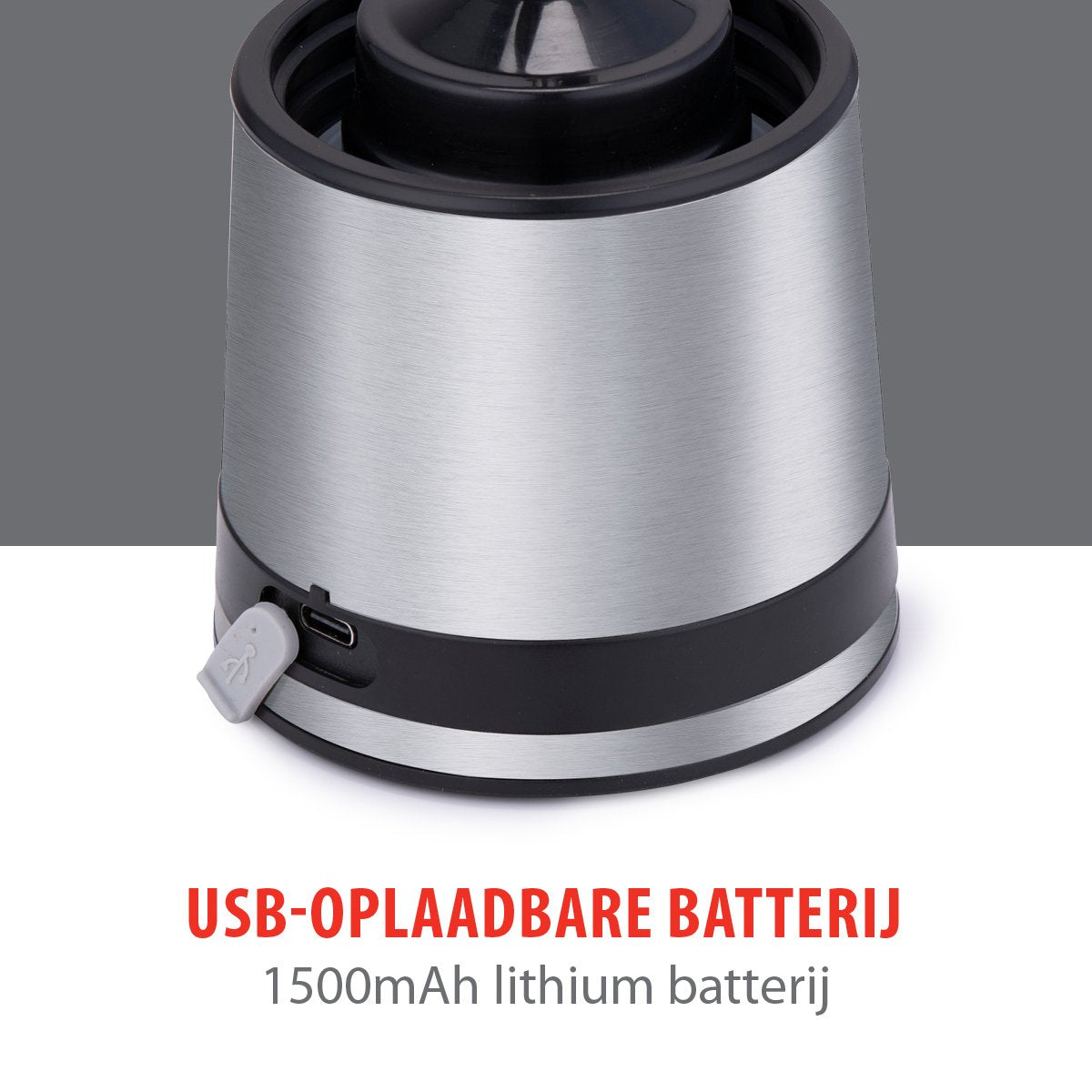 Smoothie maker or mini blender made of stainless steel with 125 W - Alpina