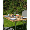 Lightweight table with wood-look top Feather - Bo-Camp