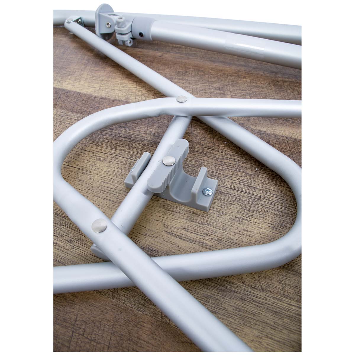 Lightweight table with wood-look top Feather - Bo-Camp