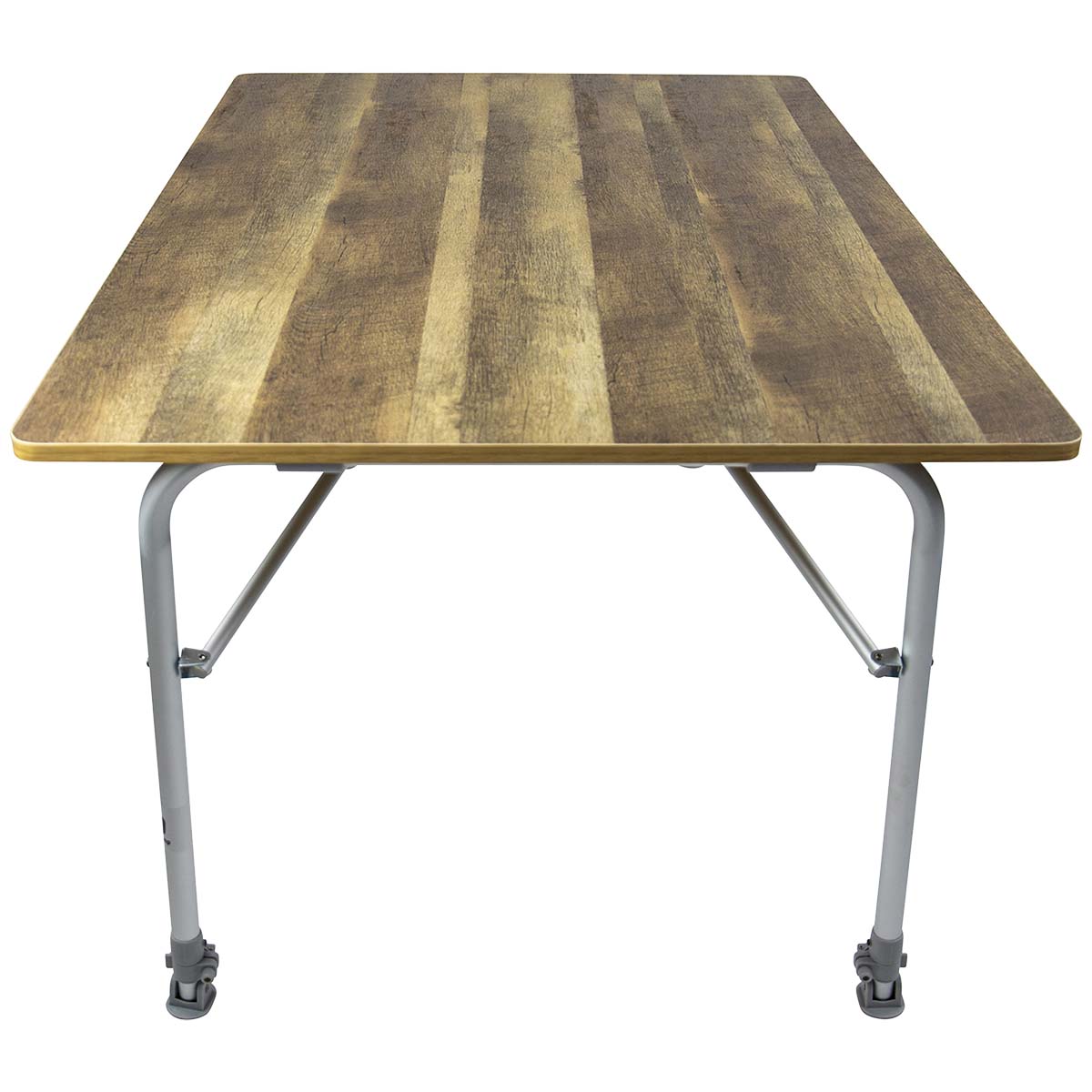 Lightweight table with wood-look top Feather - Bo-Camp