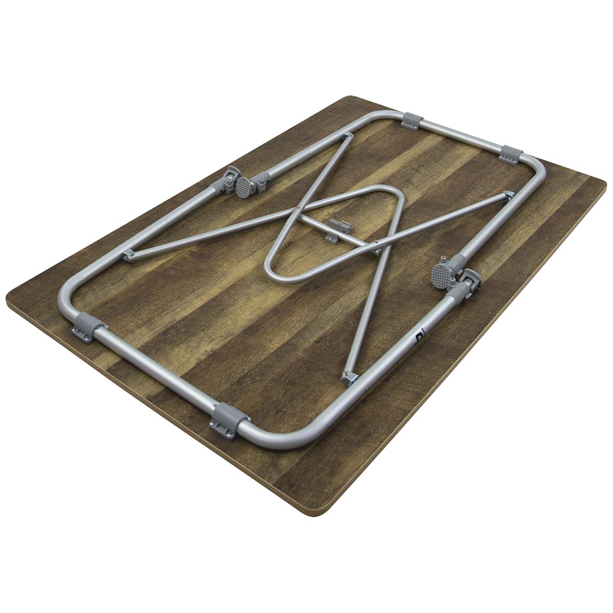 Lightweight table with wood-look top Feather - Bo-Camp