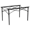 Table de camping - Orcas - 115 cm x 70 cm - Marron/Noir - Bo-Camp