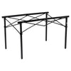 Table de camping - Orcas - 115 cm x 70 cm - Marron/Noir - Bo-Camp