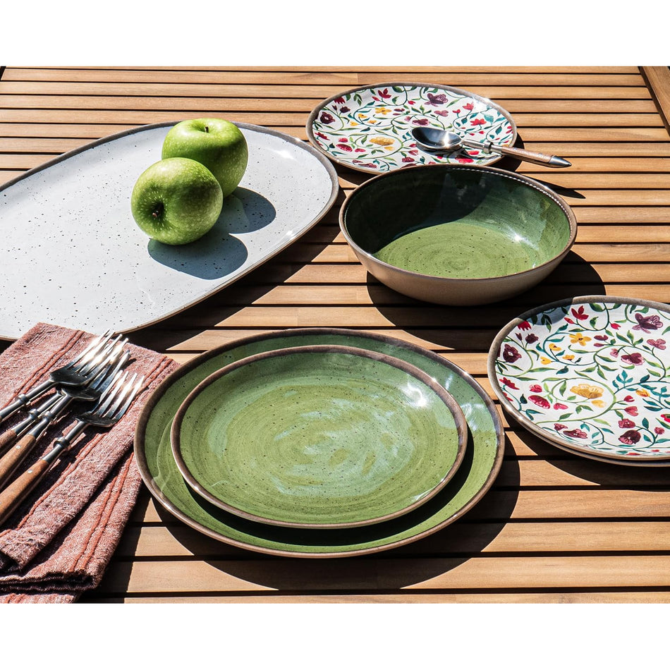 Tarhong - Green & Garden vines newwave melamine servies