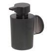 Black soap dispenser of 180 ml to be mounted with screws or glue Tune by Tiger