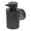 Black soap dispenser of 180 ml to be mounted with screws or glue Tune by Tiger