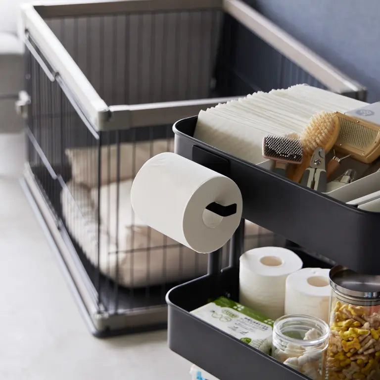 Yamazaki Tower Toilettenpapierhalter magnetisch – Schwarz oder Weiß