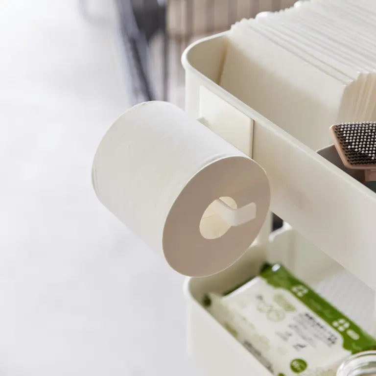 Yamazaki Tower Toilettenpapierhalter magnetisch – Schwarz oder Weiß