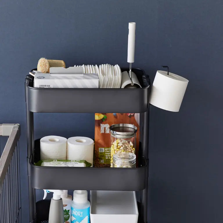 Yamazaki Tower Toilettenpapierhalter magnetisch – Schwarz oder Weiß