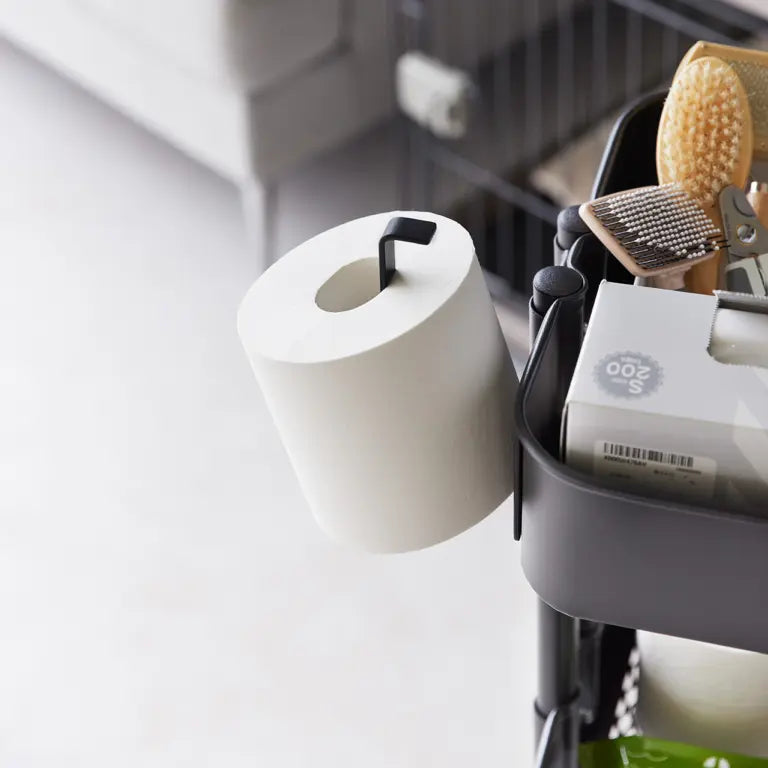 Yamazaki Tower Toilettenpapierhalter magnetisch – Schwarz oder Weiß