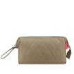 toilettas travelcosmetic rhombus olive voorkant 