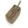 toilettas travelcosmetic rhombus olive binnekant 