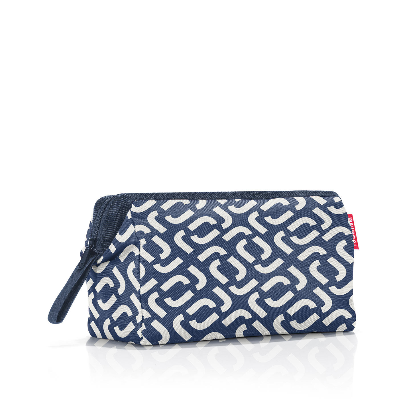 toilettas travelcosmetic siganture navy zijaanzicht 