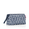 toilettas travelcosmetic siganture navy zijaanzicht 