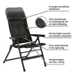Recliner comfort Lucca true black - Travellife