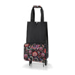 opvouwbare trolley van 30 liter in paisley black opengevouwen  