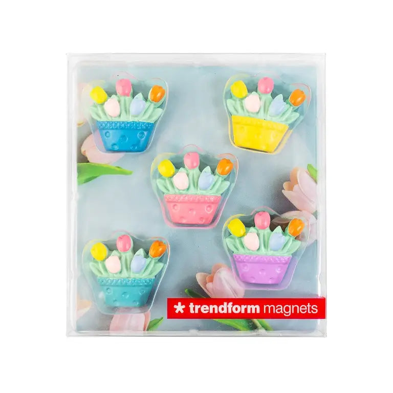 Set of 5 tulip magnets - Trendform
