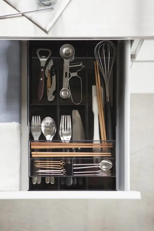 Extendable cutlery drawer organizer Tower - Yamazaki