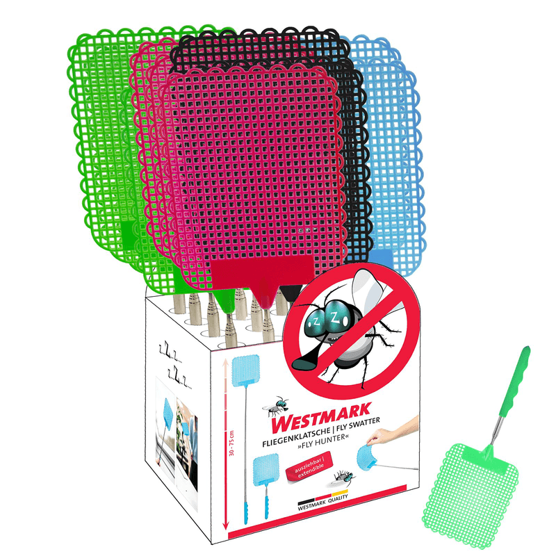 Uitschuifbare vliegenmepper Fly Hunter van Westmark 16 stuks in de verpakking