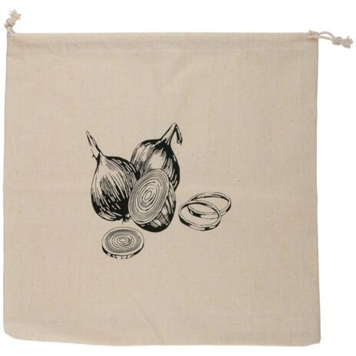Sac de rangement en tissu avec corde pour pommes de terre, oignon