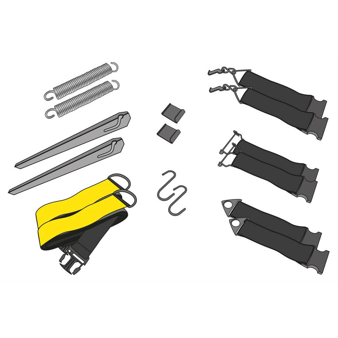 Universal storm strap for awning and front tent Unica - Haba