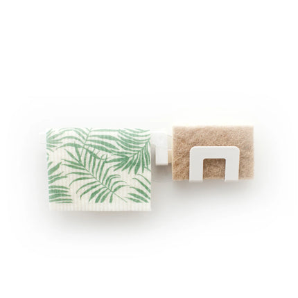 Dishcloth and sponge holder 2-in-1 with suction cup Do-Dish- Bosign