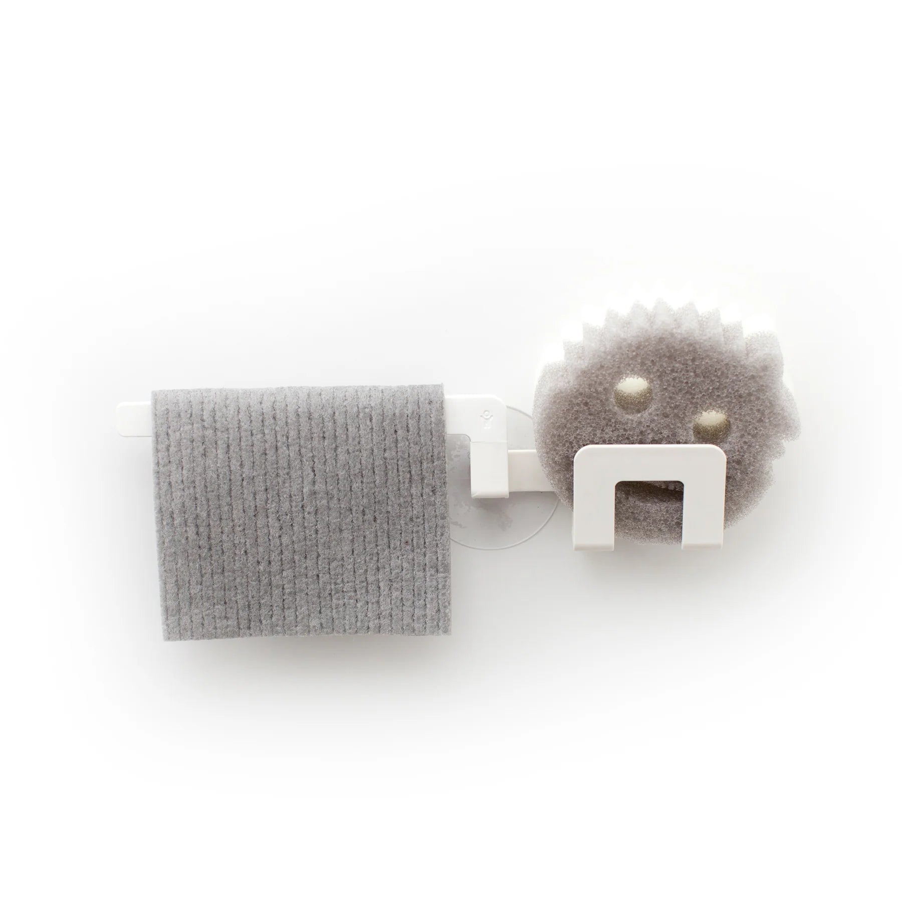 Dishcloth and sponge holder 2-in-1 with suction cup Do-Dish- Bosign