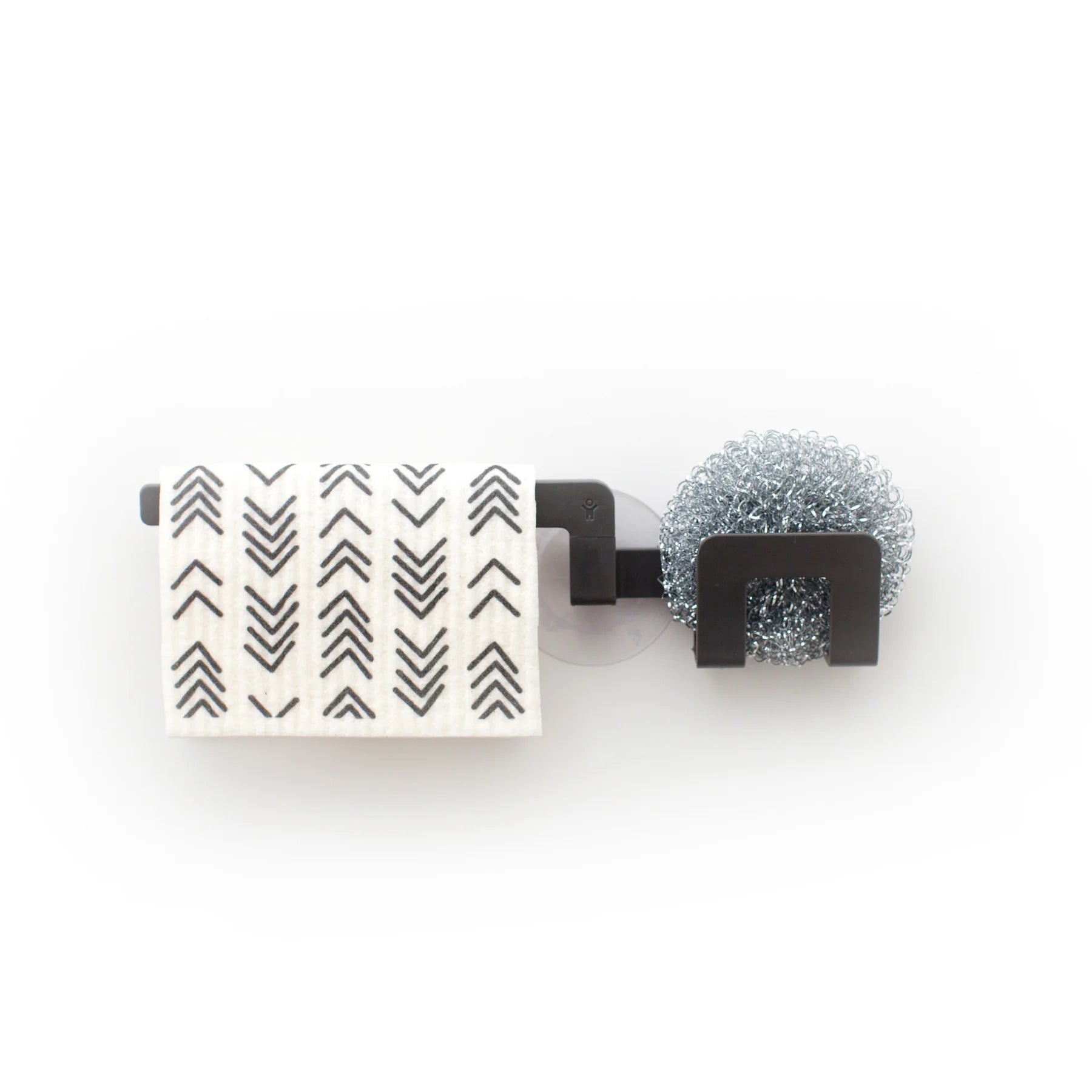 Dishcloth and sponge holder 2-in-1 with suction cup Do-Dish- Bosign