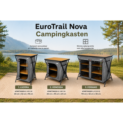 Nova Camping Cabinet—various sizes—EuroTrail