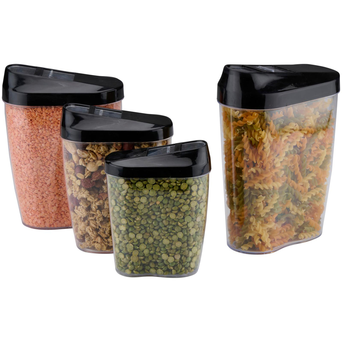 Container With Spout Food storage containers with sealable spouts, set of 4 - Alpina ...