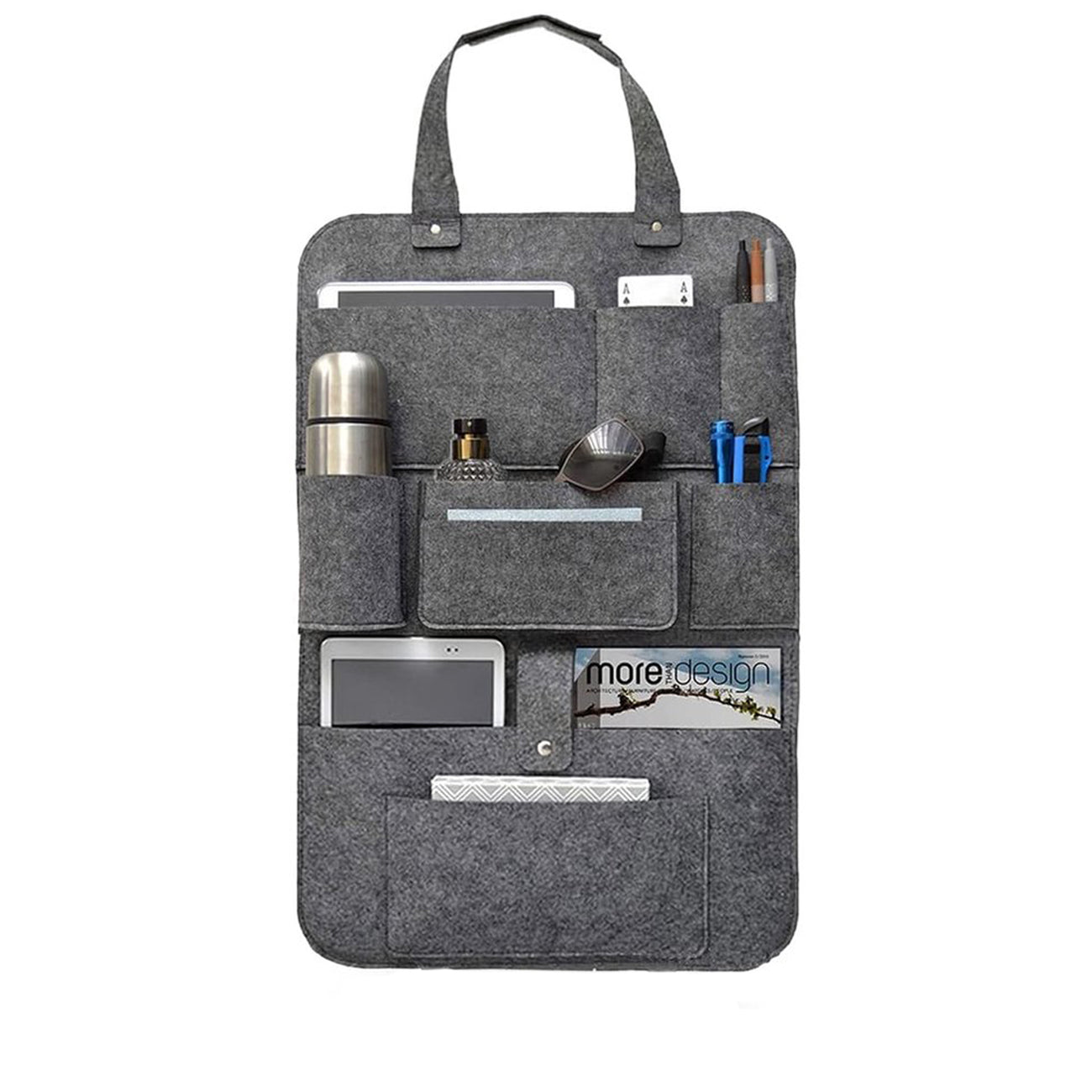 Felt organizer for car seat backrest - jiangsu