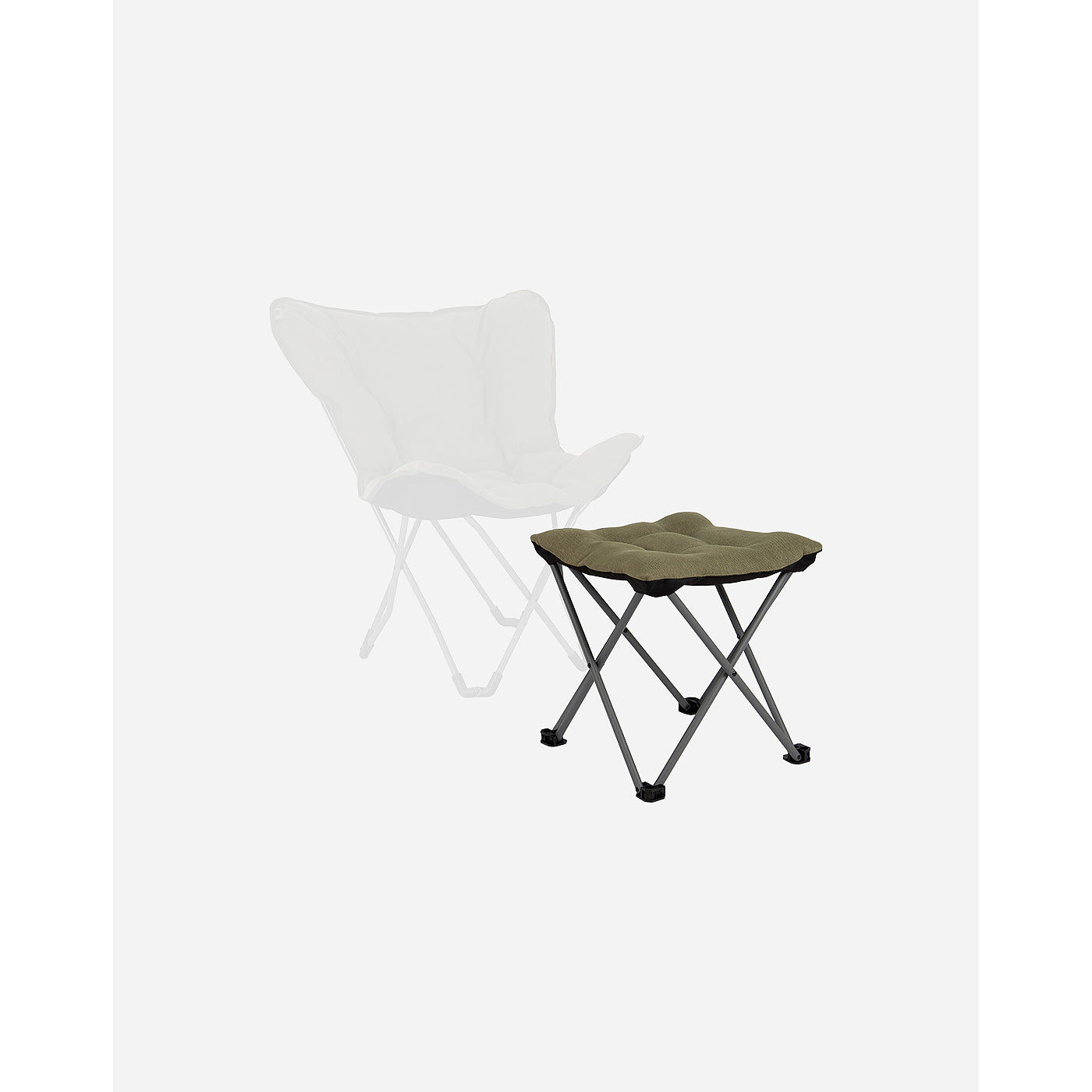 Footstool stool - green - Urban outdoor collection - Bo-camp