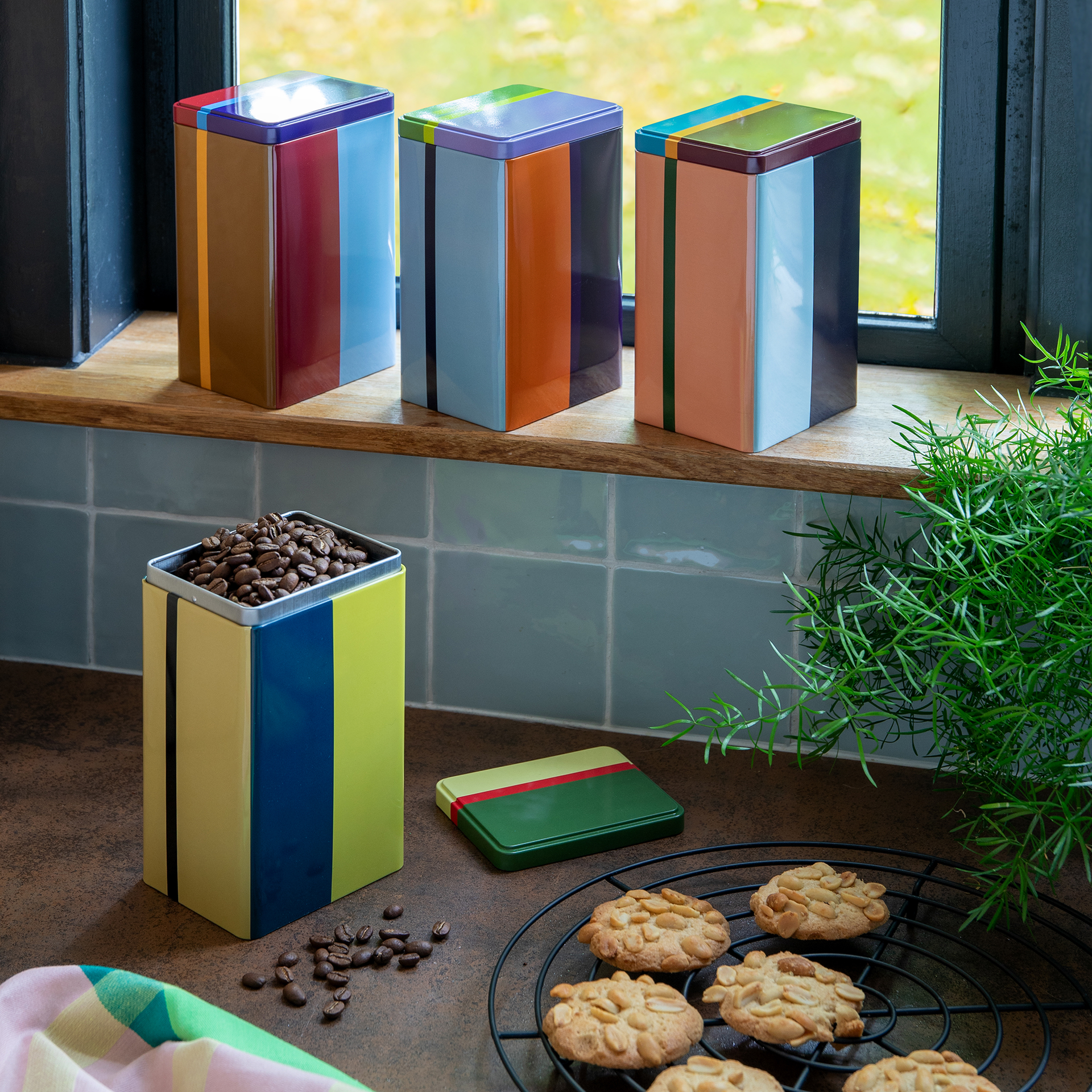 Set of 4 storage tins Yara - Remember