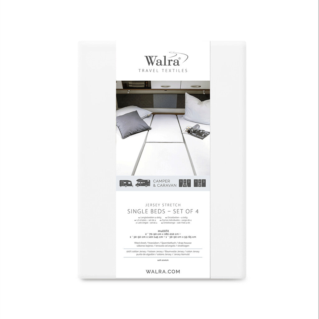 Walra Jersey Spannbettlaken (4 Stück) - verschiedene Farben