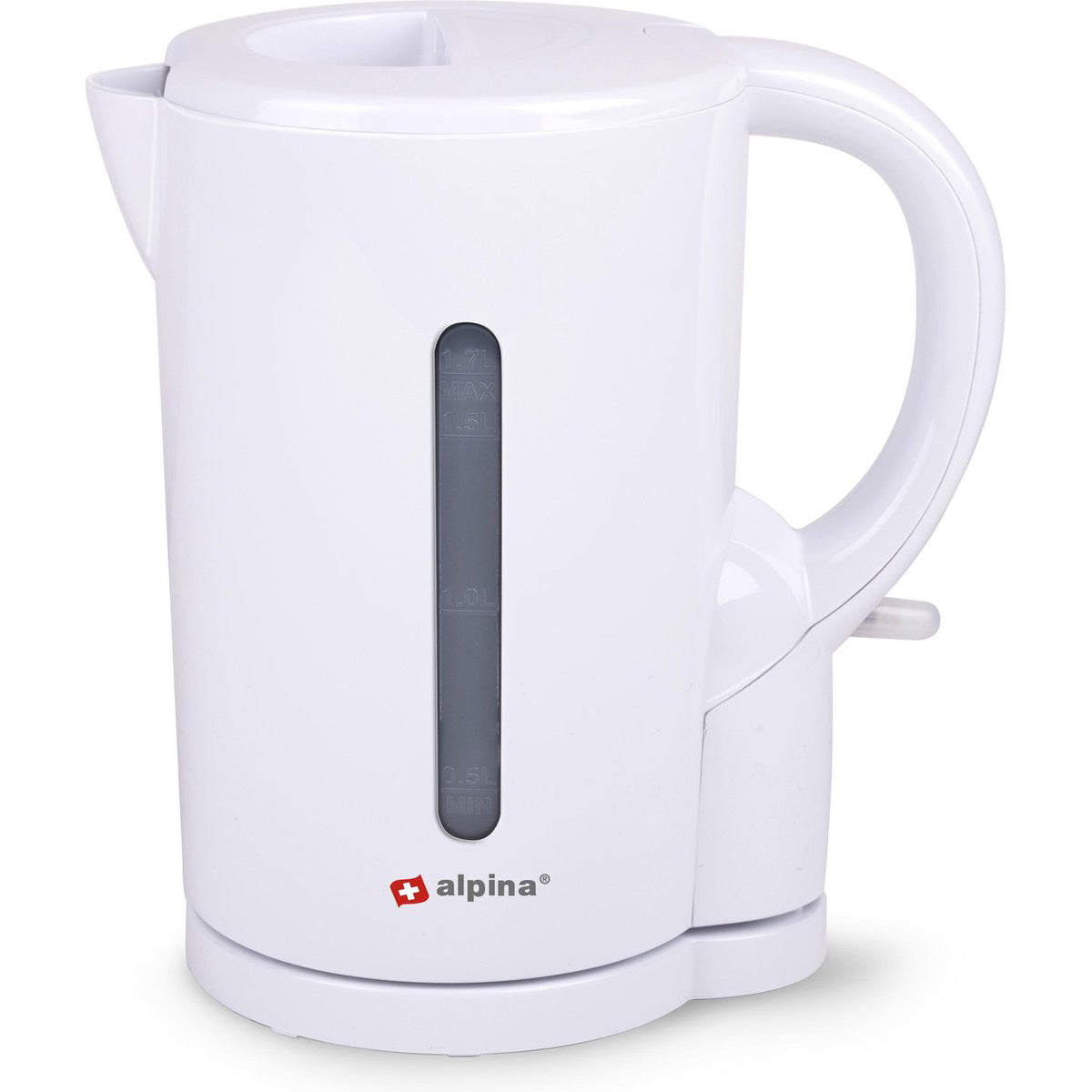 Kettle of 1.7 Liter and 2200W with cordless pouring jug and boil-dry protection - Alpina