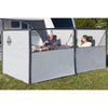 Windscherm Flex 3 delig Grey