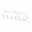 Tower Kitchen utensils strip Film hook - Yamazaki