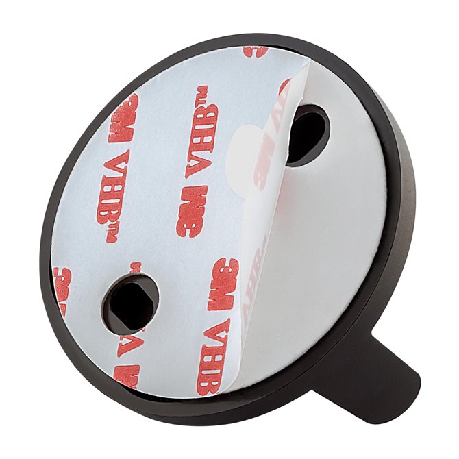 Zeepdispenser 180 ml Tune van Tiger zwart achterzijde met 3M tape