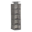Hanging cabinet organizer - 5 compartments - grey - Zeller