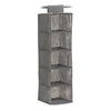 Hanging cabinet organizer - 5 compartments - grey - Zeller