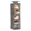 Hanging cabinet organizer - 5 compartments - grey - Zeller