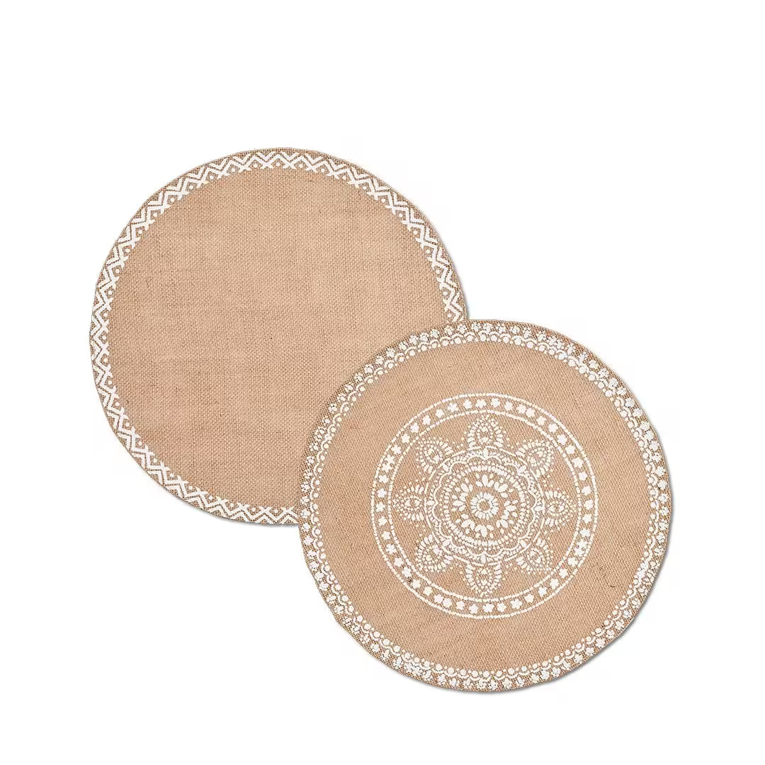 Set de table en lin - 1 pièce - motifs variés - Zeller