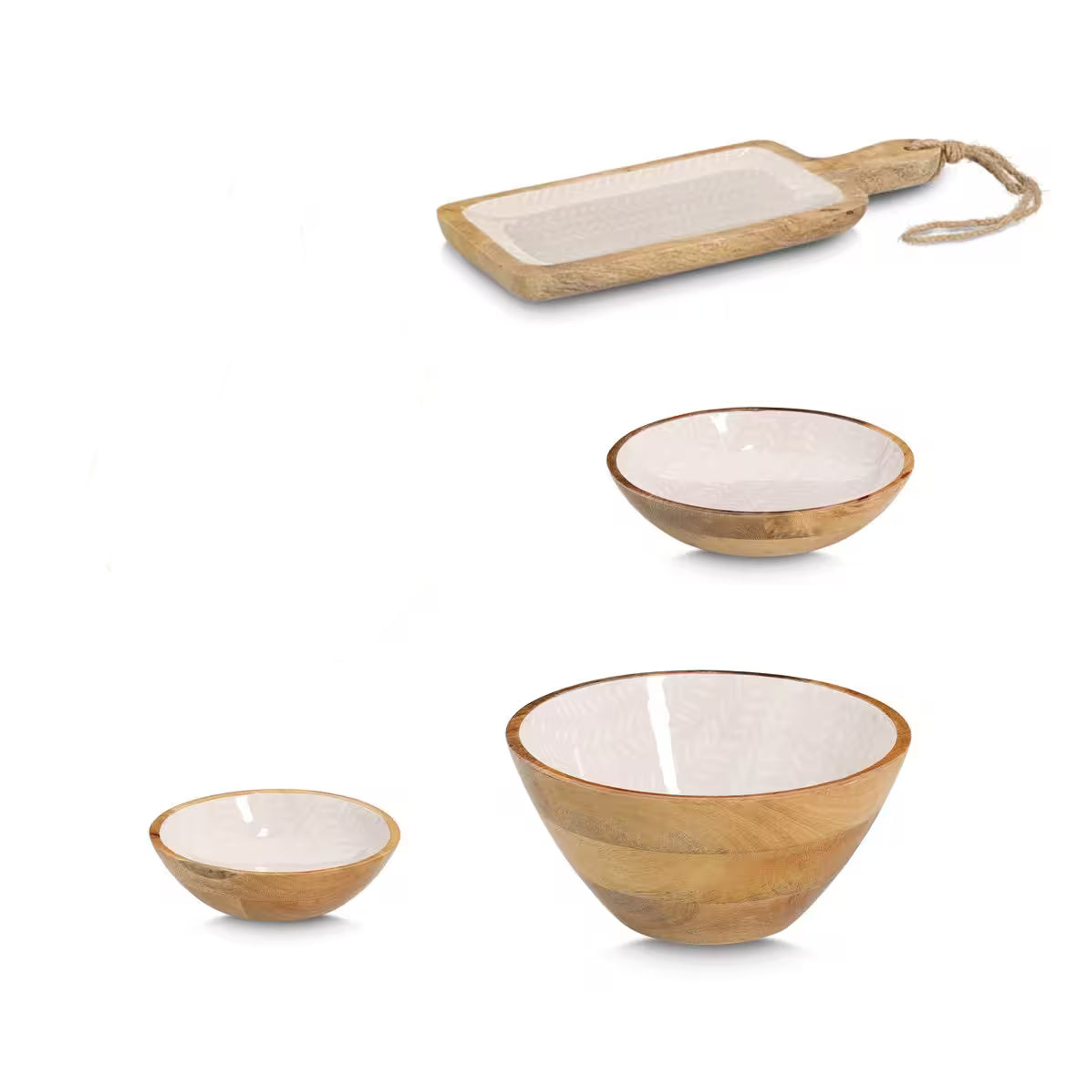 Langlebiges und hochwertiges Geschirr in Mangoholzoptik - warm und stilvoll - Zeller