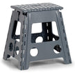Foldable step stool in various sizes - anthracite - Zeller