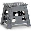 Foldable step stool in various sizes - anthracite - Zeller