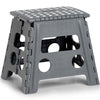 Foldable step stool in various sizes - anthracite - Zeller
